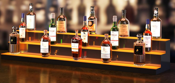 Alcohol Shelf LED Custom Indoor Decorate