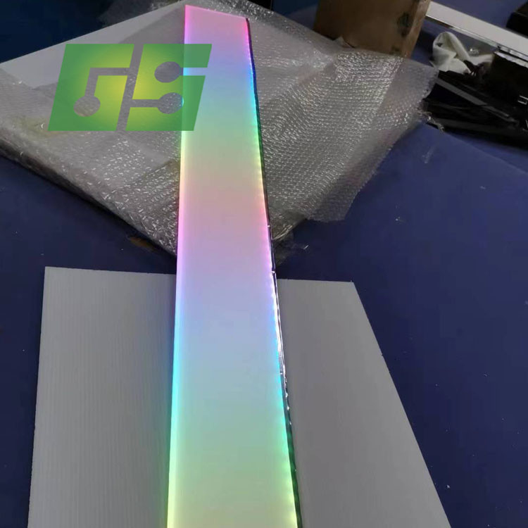 Custom RGB Cosmetic Light Box Muliti Colour LED Color Indoor Decorate Acrylic Materical